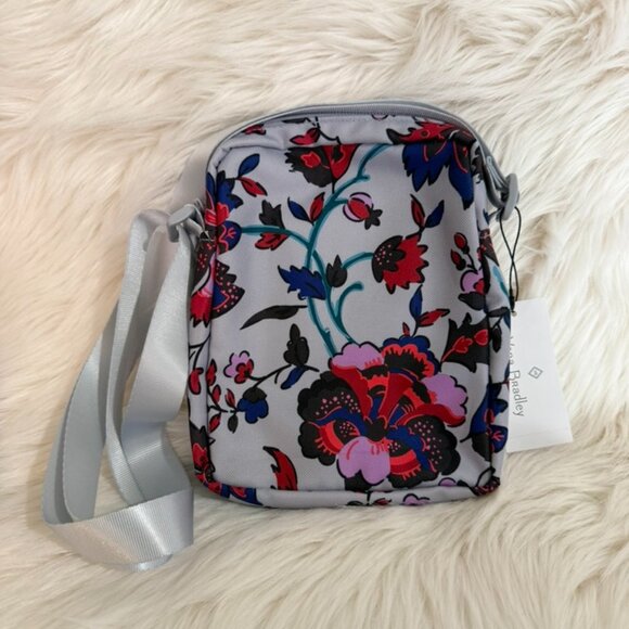 NWT Vera Bradley Lighten Up RFID Mini Hipster Crossbody - Vineyard Floral - Picture 2 of 4